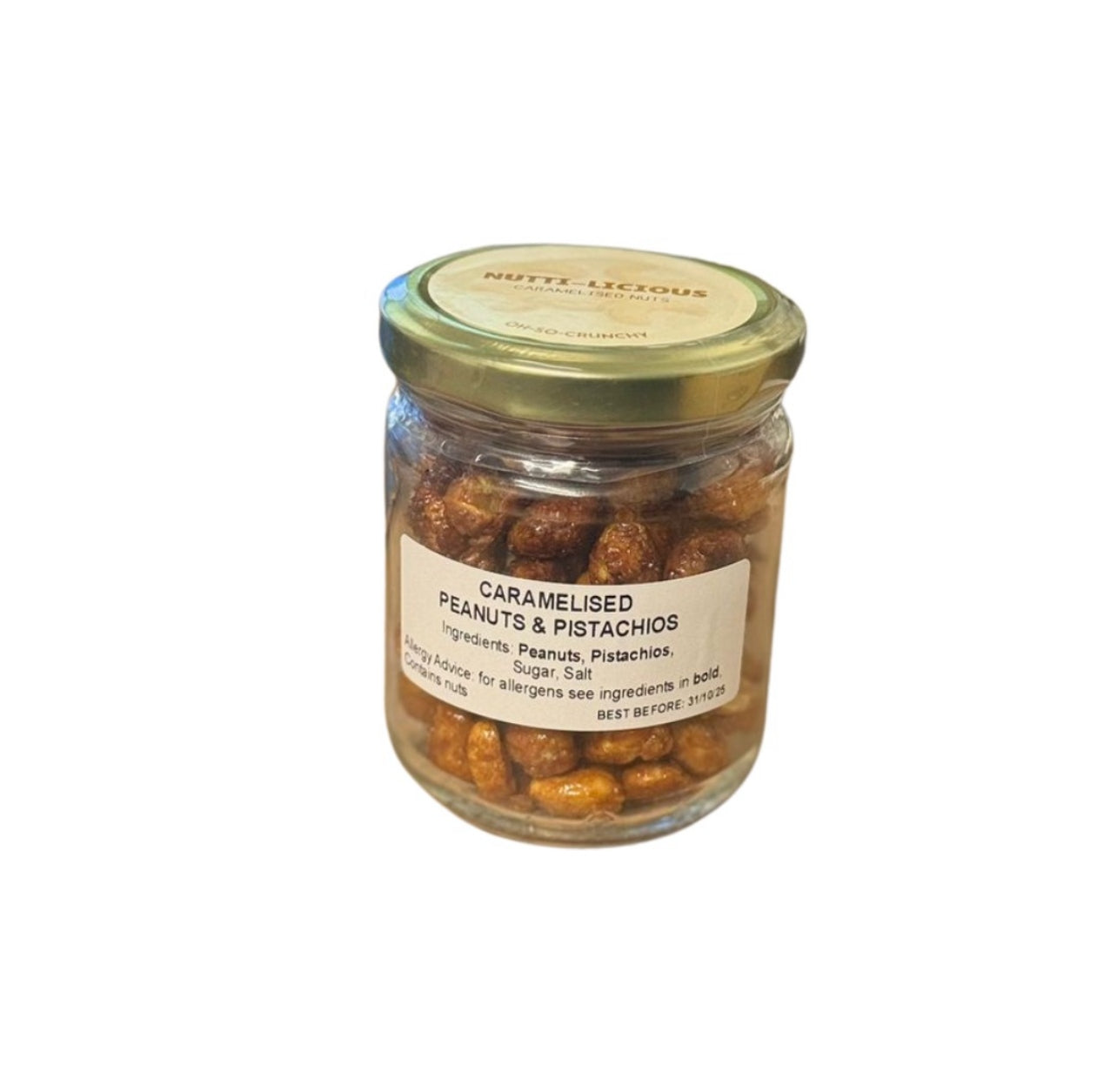 CARAMELIZED PEANUTS & PISTACHIOS