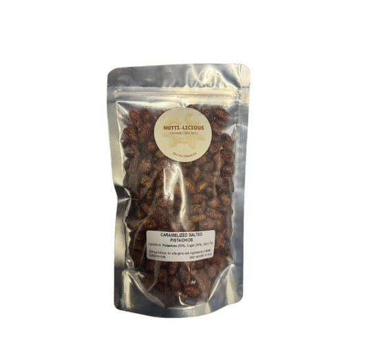 CARAMELIZED SALTED PISTACHIOS